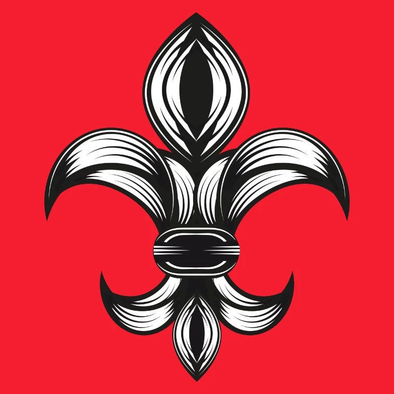 iris stylisé - Fleur-de-Lys