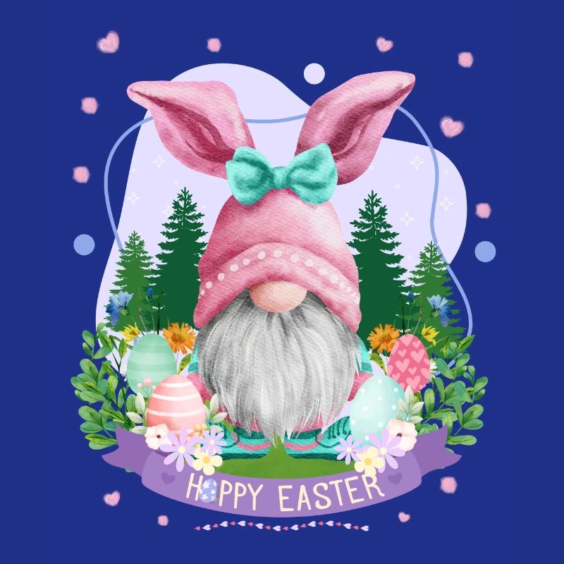 Hoppy Gnome Easter - Easter Gift Idea