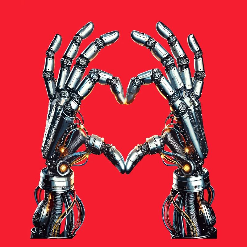 Robot Heart Hands - Cyborg Lovehands