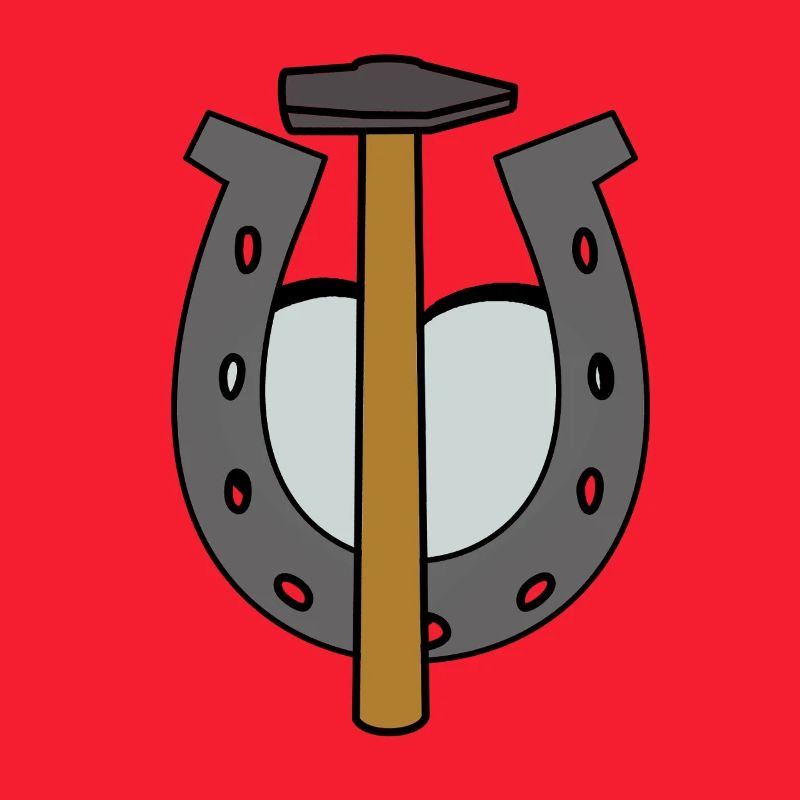 Sabot Cheval Maréchal-ferrant Fer à cheval Forgeron Forgeron