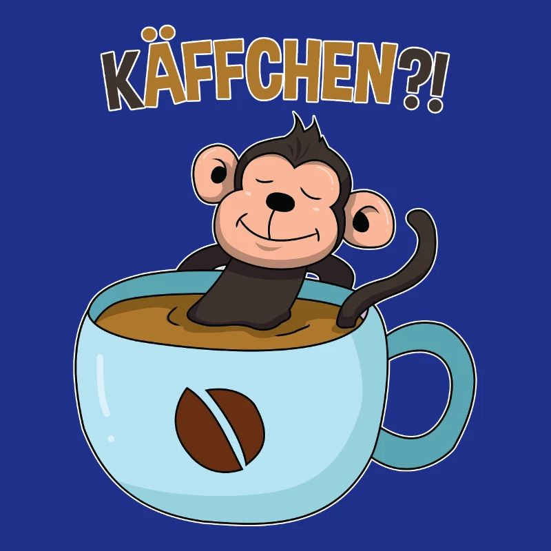 Kaffeepause mit Affe