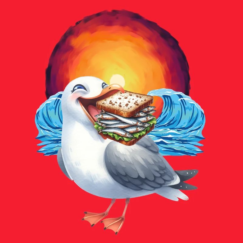Maritime Seagull Seagulls Sandwich