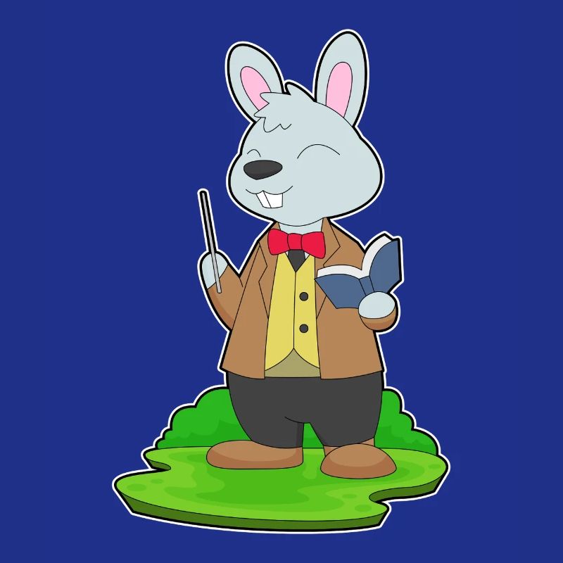 Hase Lehrer Buch Schule