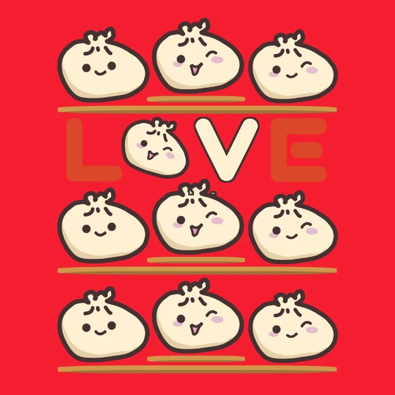 Dumpling Love Pattern