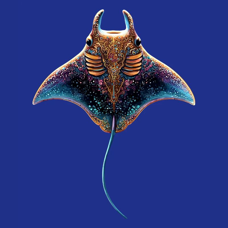 Manta Ray, Devil Ray, Stingray, Diver