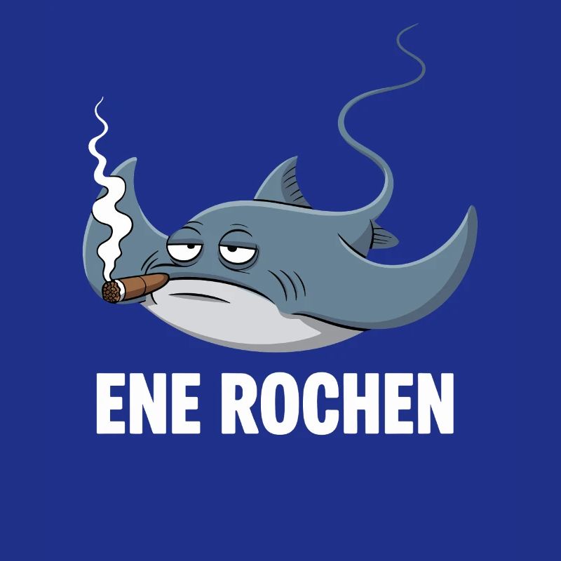 Ene Rochen Raucher Spruch Zigarette Kippe Rauchen