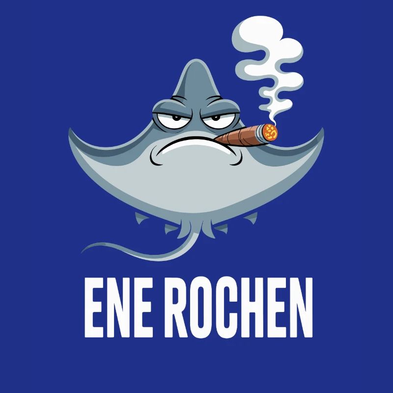 Ene Rochen Raucher Spruch Zigarette Kippe Rauchen