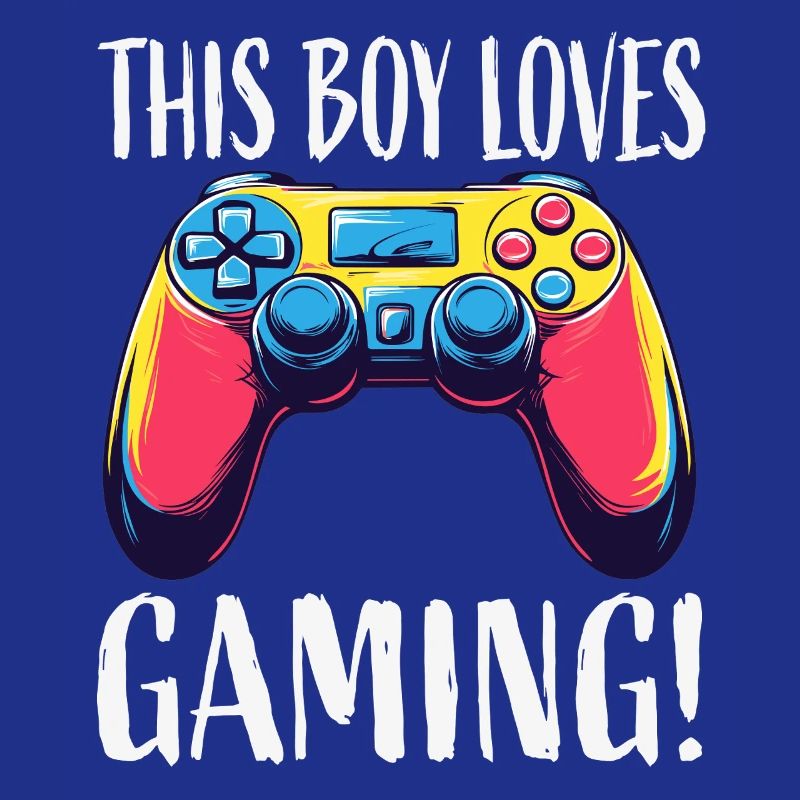 Junge liebt Gaming Controller