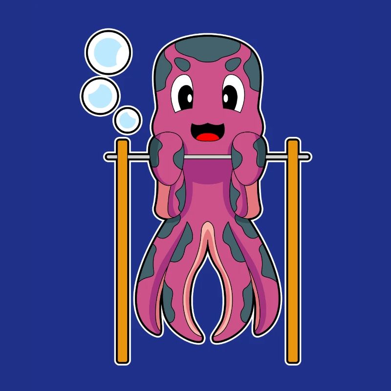 Octopus Bodybuilder Pull-ups Bodybuilding
