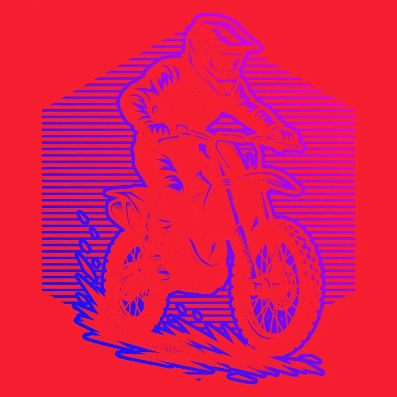 Conception compacte du motocross