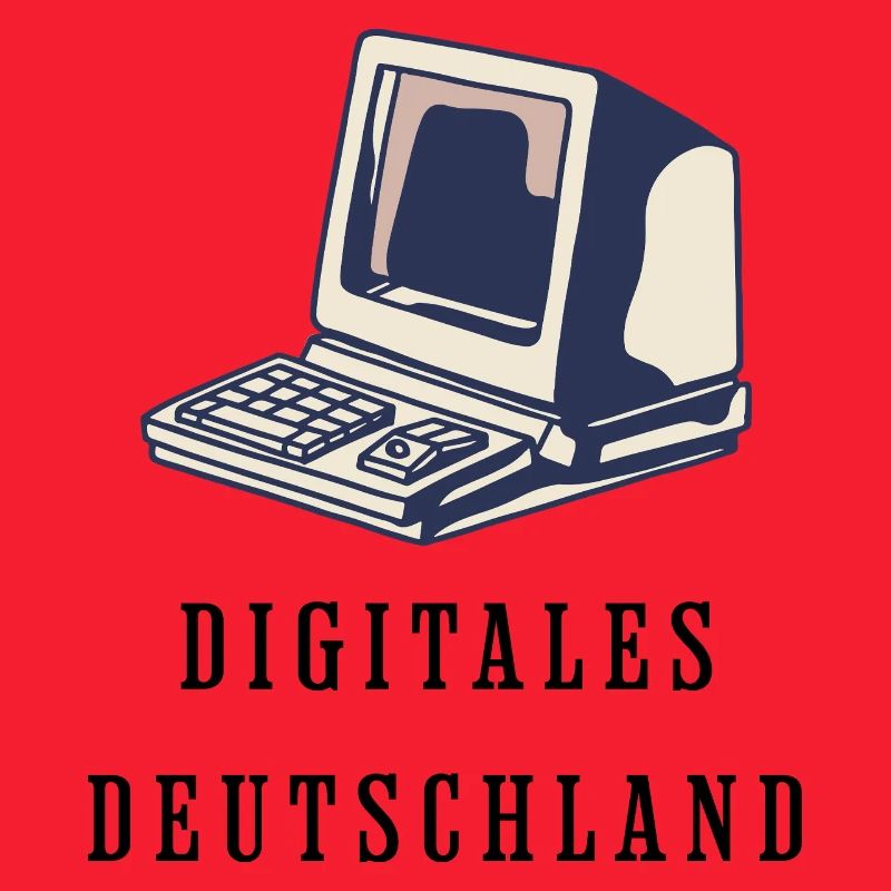 80s Style Retro Computer Digital Germany
