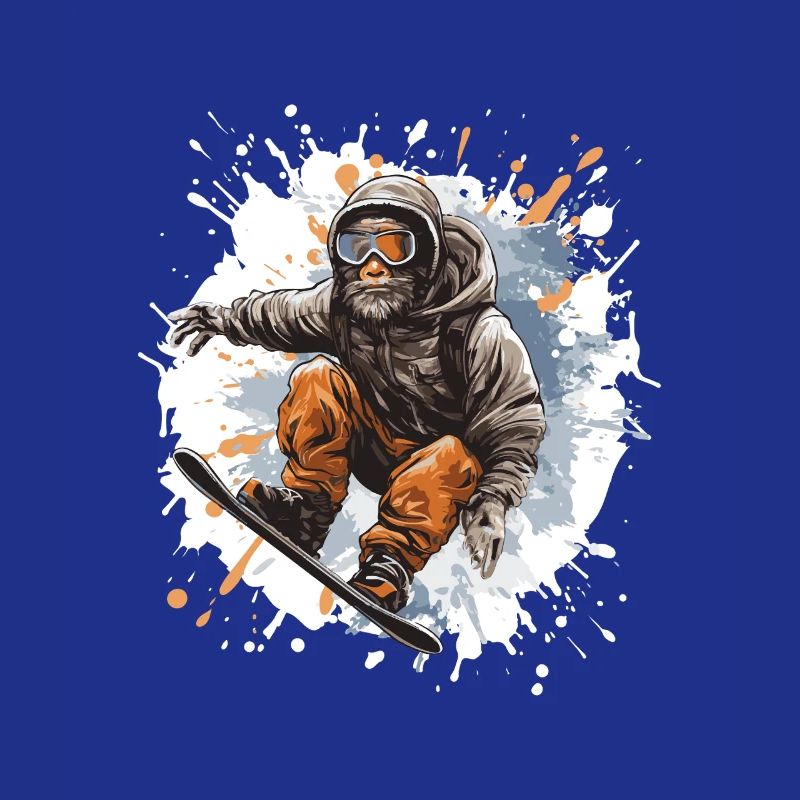 Monkey Snowboard
