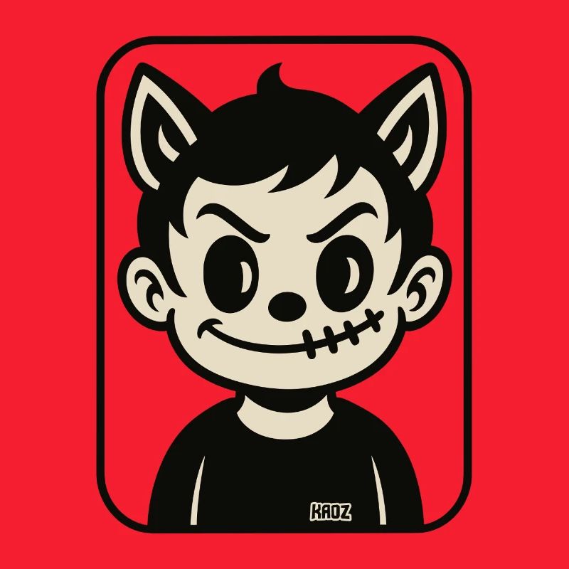 Stichwolf Maskottchen