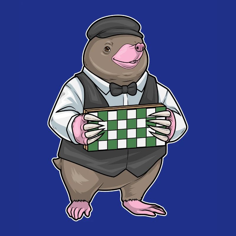 Mole Chessboard Chess Board Game