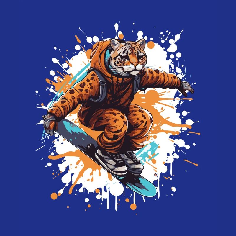 Planche à neige guépard