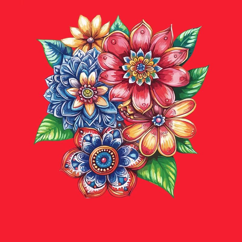 Bouquet de fleurs explosion de couleurs