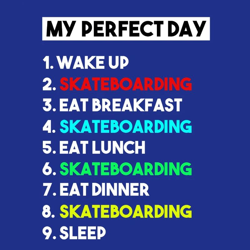 Mein perfektes Skateboard-Routine-Design
