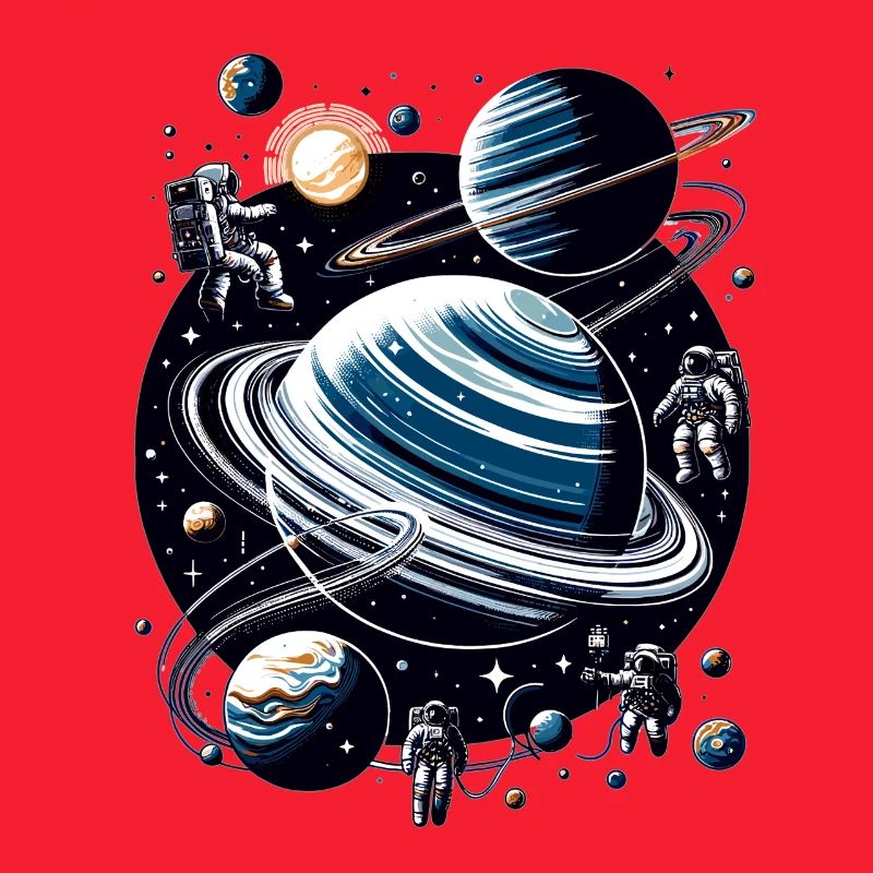 Ringed planet orbit: Astronauts