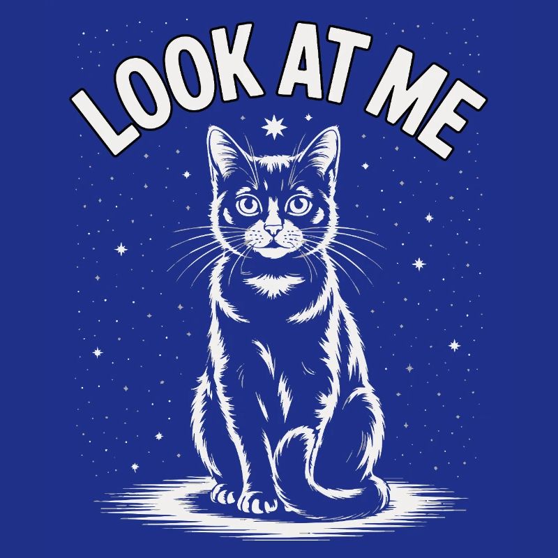 Regarde-moi - Ciel étoilé de chat