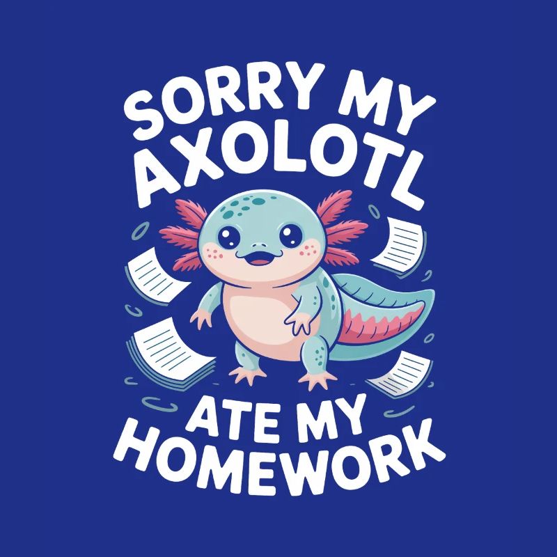 Conception d’excuses de devoirs pour l’axolotl