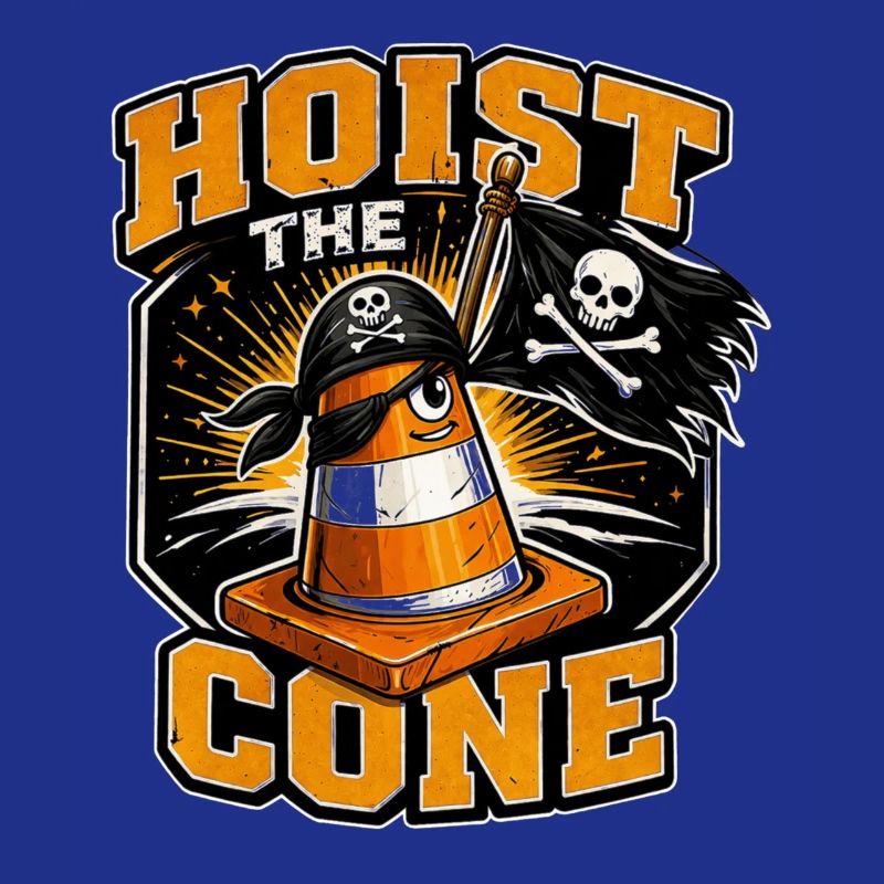 Construction Worker Road Construction Traffic Cone