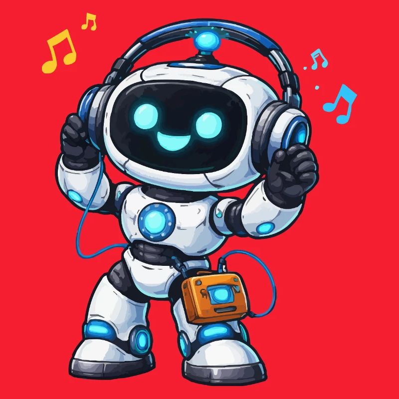 DJ robot spatial avec casque