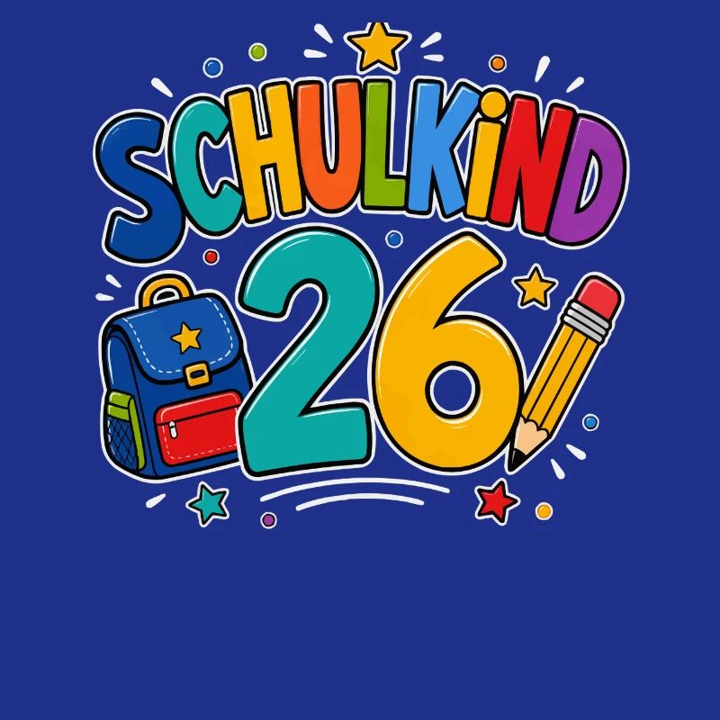 Schulkind 26 bunte Schulzeit