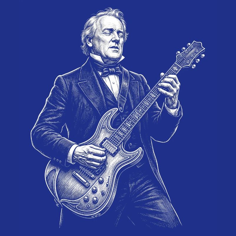 James Buchanan Playing Guitar