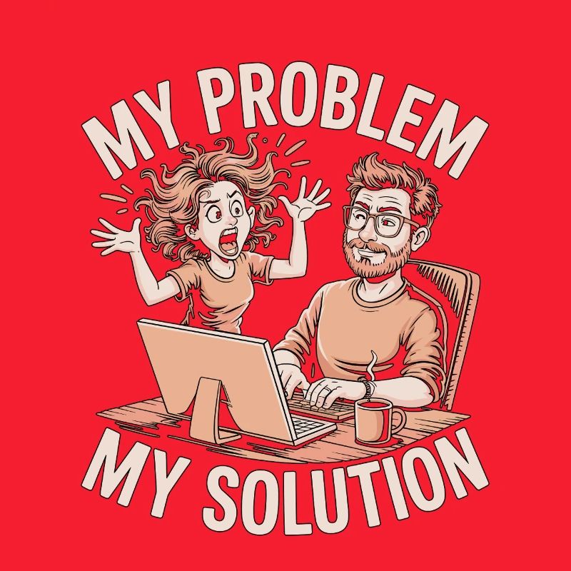 Graphic Designer My Problem My Pictogram Dad Mom