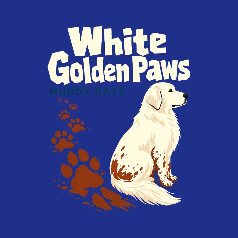 Maman du Golden Retriever blanc, Pattes dorées blanches Mudd