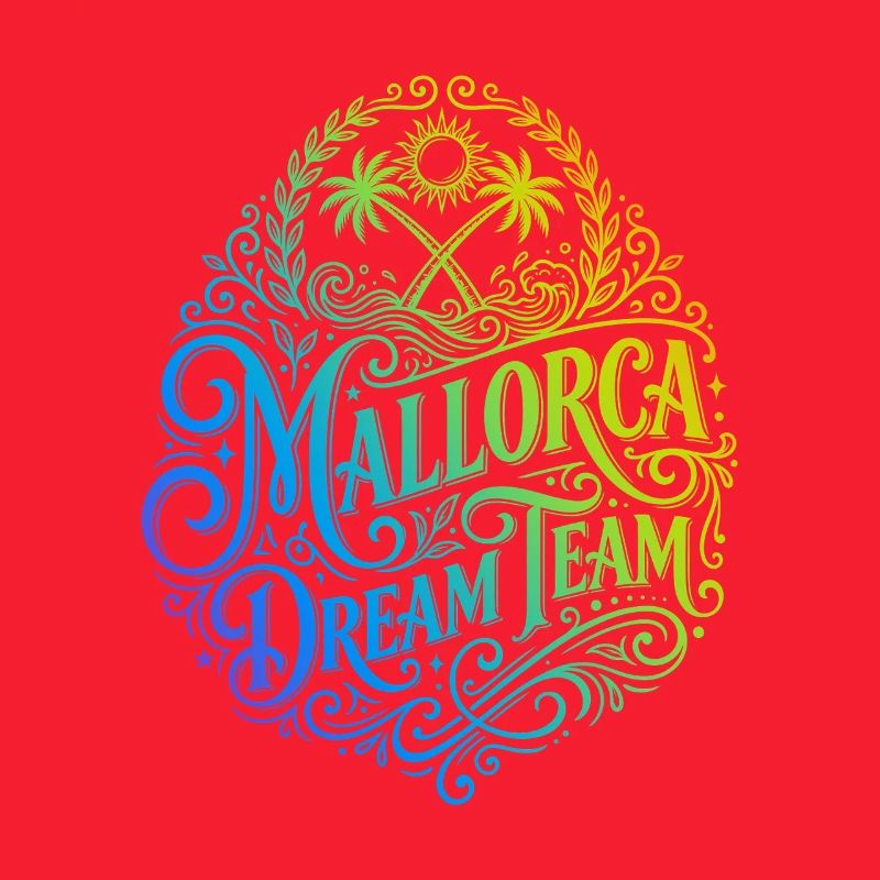 Mallorca Dream Team Colorée