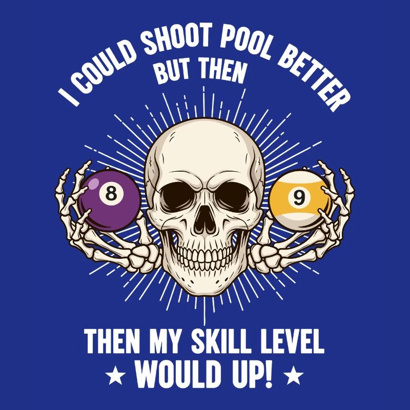 Table de billard de billard Billard Billard Spool Skull