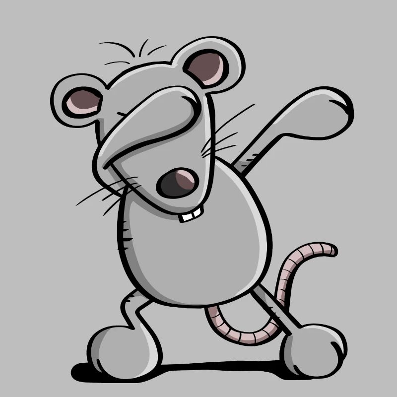 Cool Dab Dance Mouse - Dabbing Rat - Comic