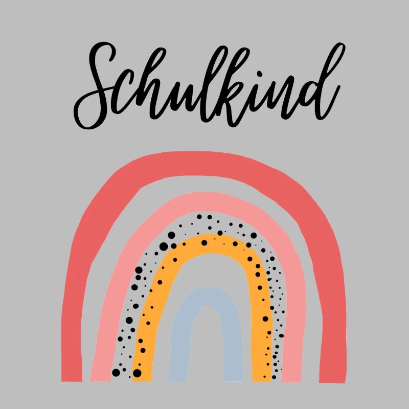 Schulkind Regenbogen Geschenkidee zur Einschulung