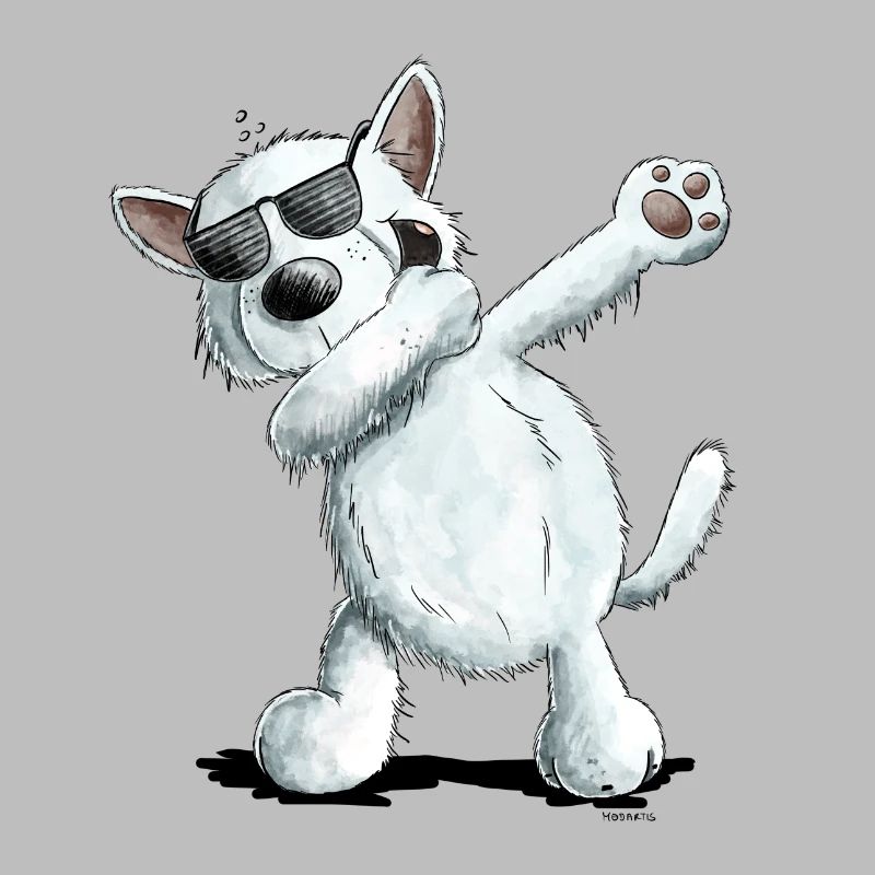 Dab Dance German White Shepherd I Swiss