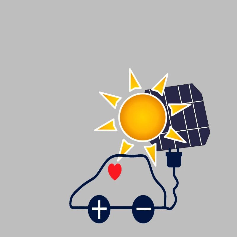 Solar Power Car with Solar Panel