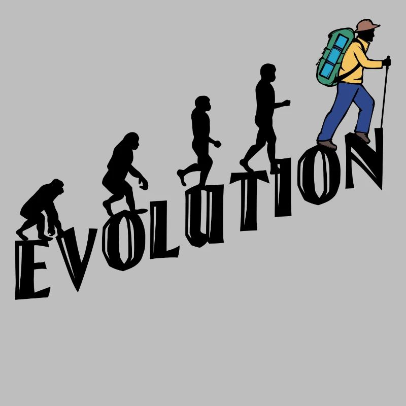 Hiking Evolution Hiker Hike Climbing
