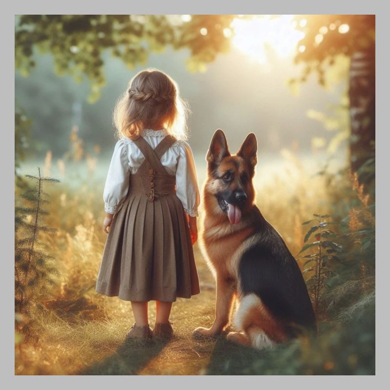 German Shepherd Art