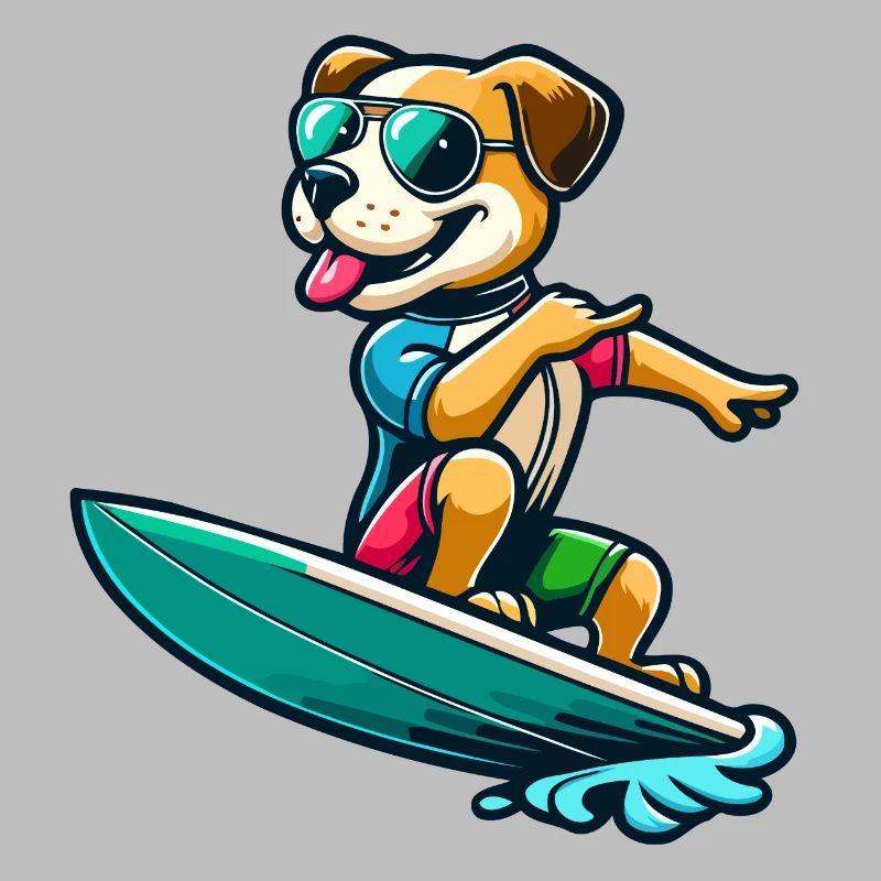 Copain de surf des vagues