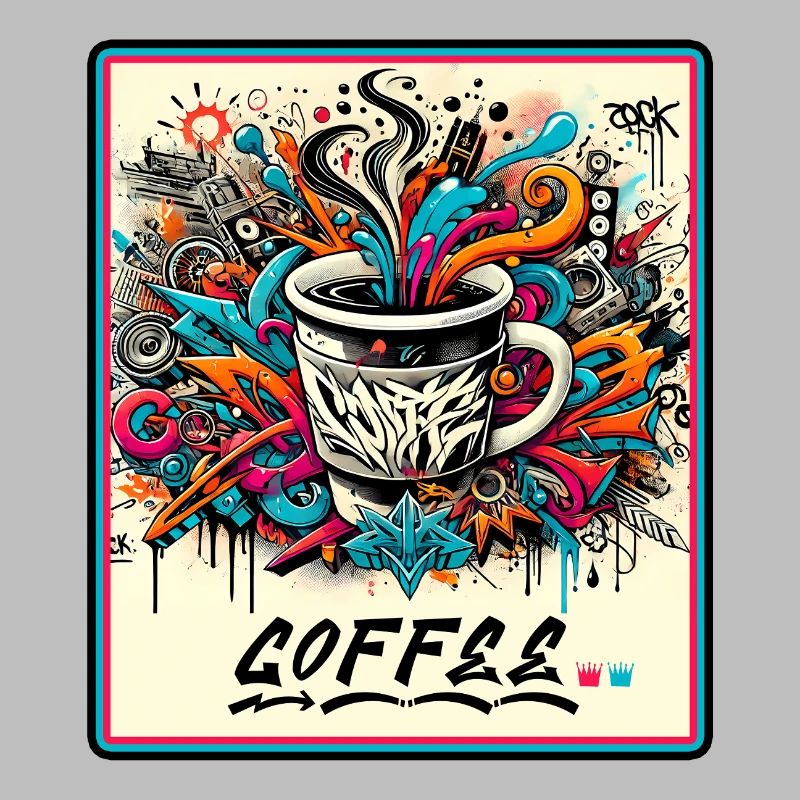 Kaffee Graffiti Explosion
