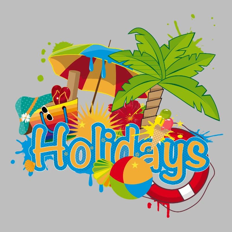 Vacances colorées de graffitis d’été