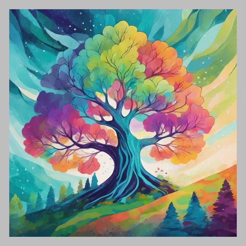 Rainbow Tree of Creativity
