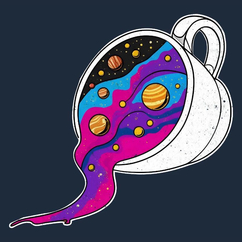 Cosmic Coffee Mug Galaxy River
