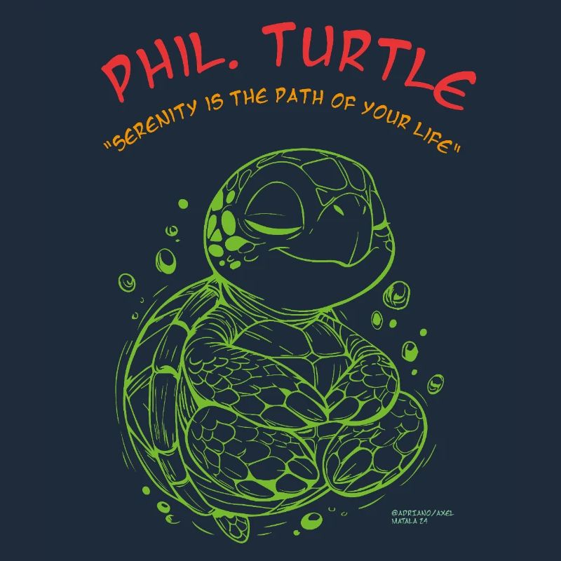 Phil Turtle Zen Path Tee