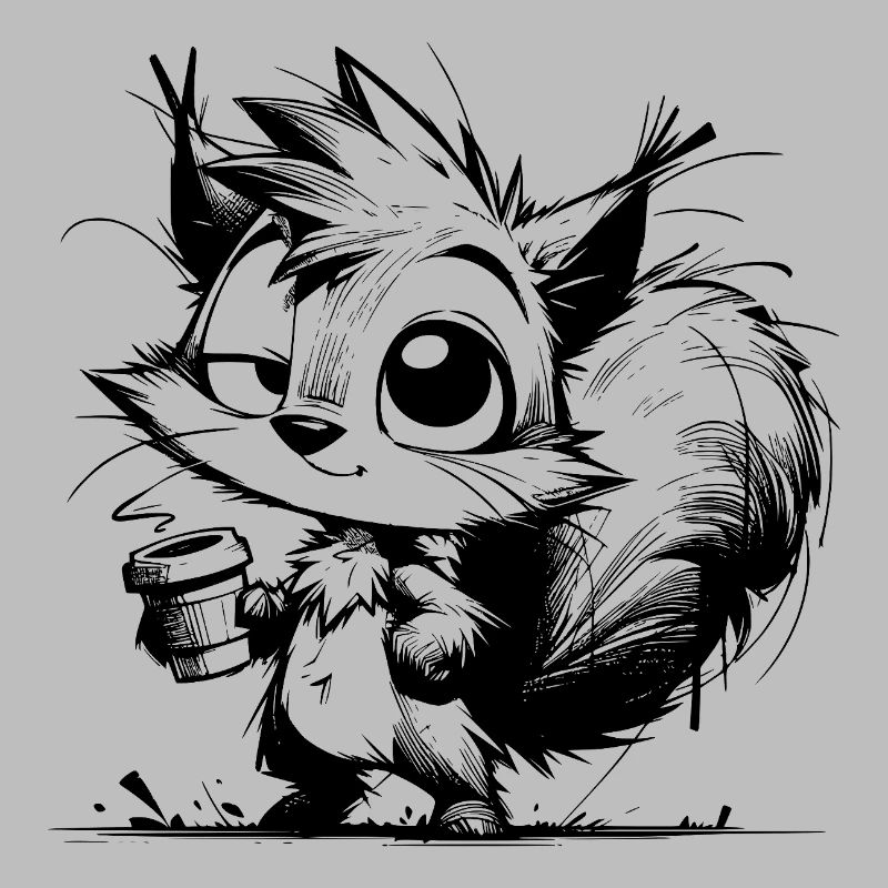 Eichhörnchen noch ein Kaffee? Immer her damit