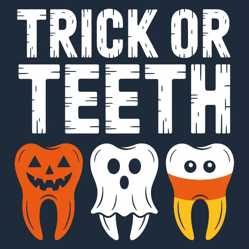 Trick oder Teeth Halloween-T-Shirt