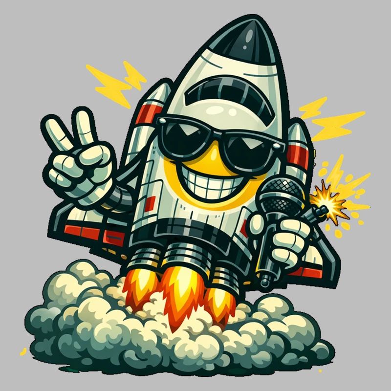 Canard Fusée Spatiale avec Micro