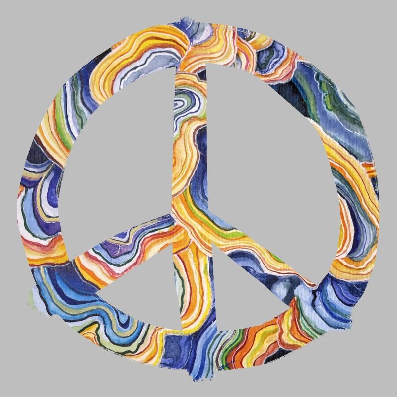 Rainbow Peace Symbol