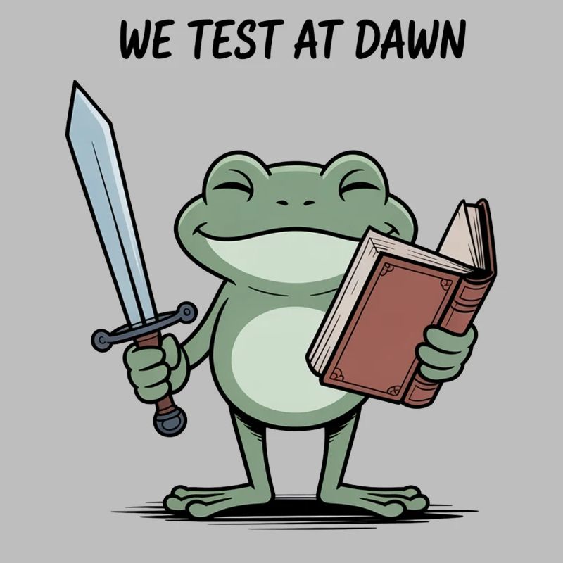 Dawn Quest Frog: Sword & Scroll