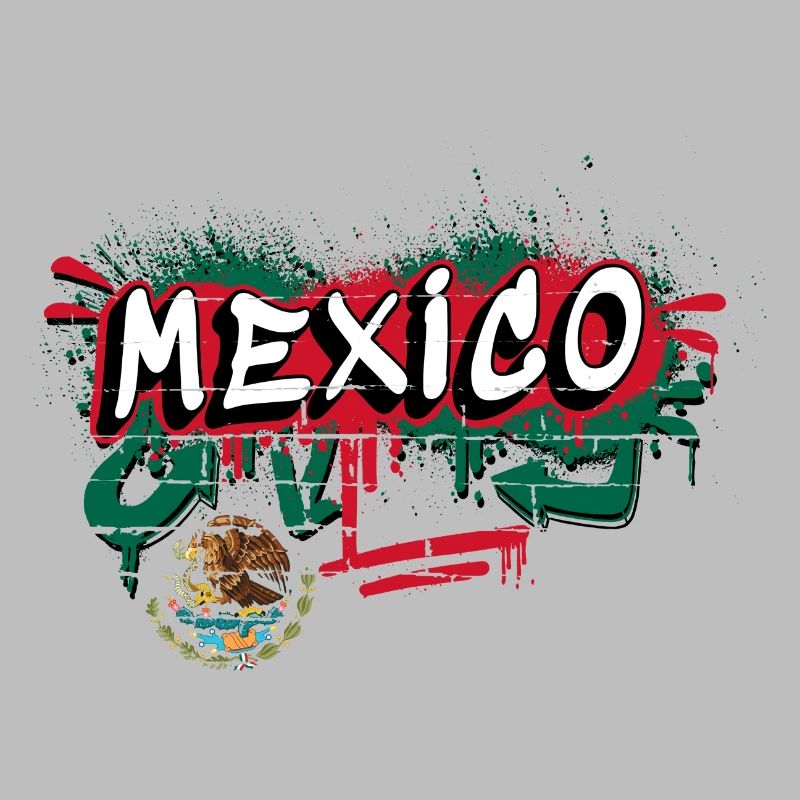 Design de graffitis sur le drapeau